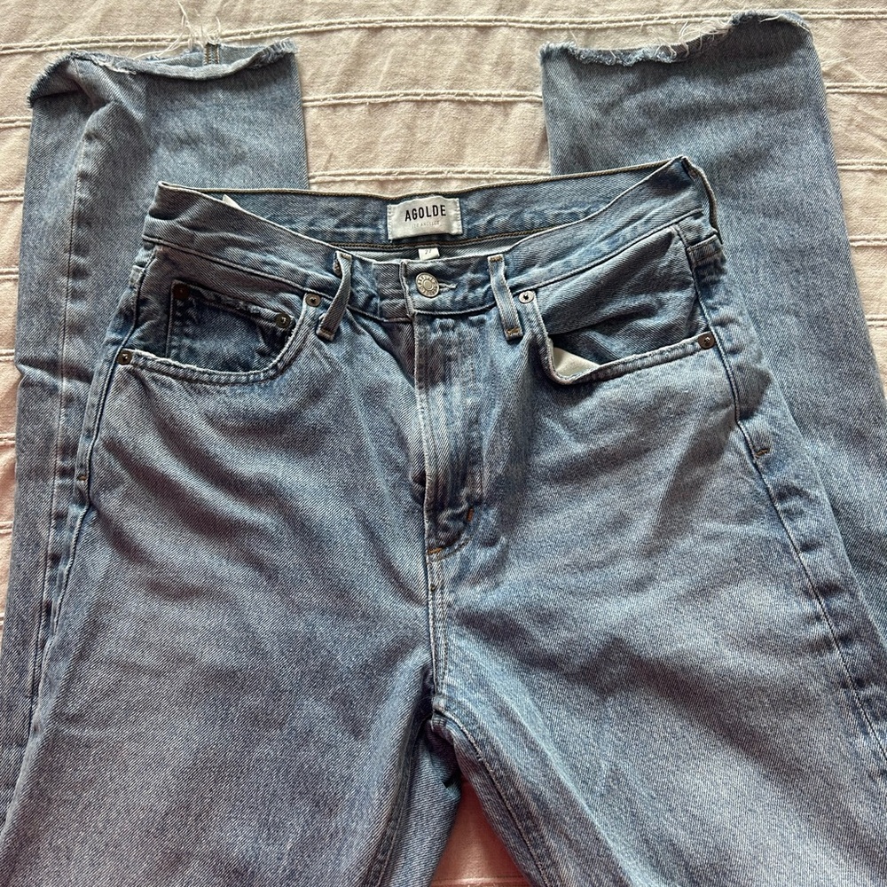 AGOLDE Light Blue Denim Jeans